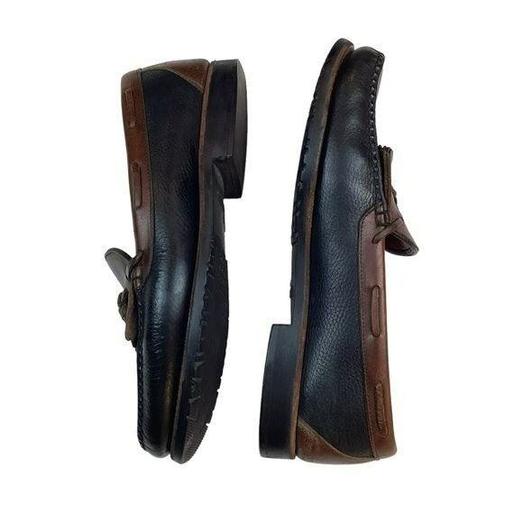 SAOLA Mocassino Allen Edmonds Nashua Kiltie nappa nero marrone da uomo
