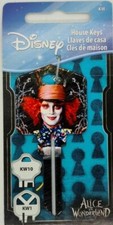 Disney Mad Hatter House Key Blank - Collectable Key - Alice in Wonderland