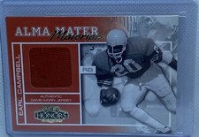 EARL CAMPBELL 2001 PLAYOFF HONORS ALMA MATER MATERIALS JERSEY #AM-3