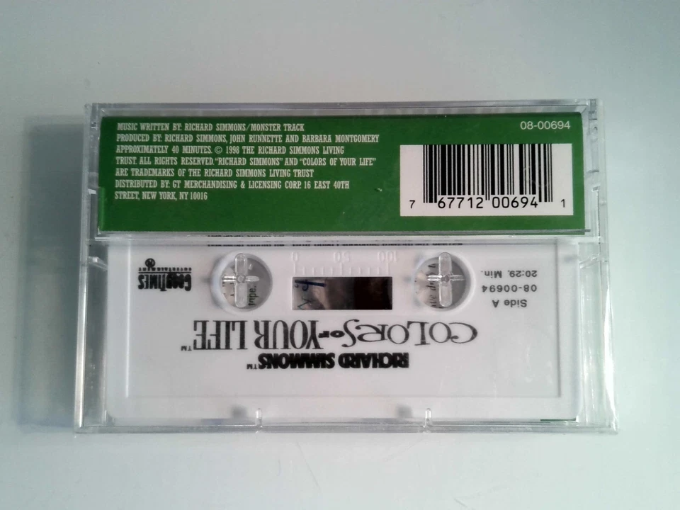 Richard Simmons Colors of Your Life (Cassette) New Sealed - Image 2 of 2
