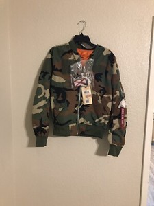 alpha industries moletom com capuz camouflage