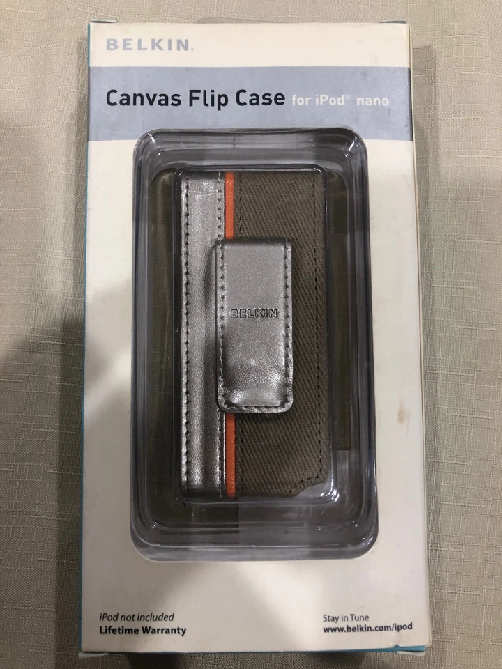 Capa flip de lona Belkin para iPod Nano F8Z129-BT - Imagem 2 de 2