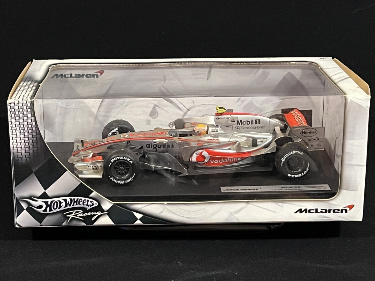 ミニカー Hot Wheels Racing McLaren MP4-22 1/18 Hot Wheels 1:18 Maclaren MP4/22 Lewis Hamilton 2007 F 1