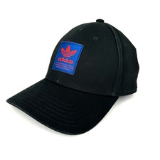 Adidas Snapback Baseball Hat Black OSFM One Size 100 Cotton