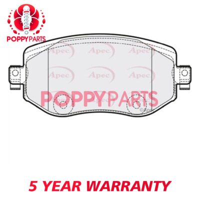 Fits Renault Megane 2016- 1.2 1.3 1.5 dCi GCP Front Brake Pads Set