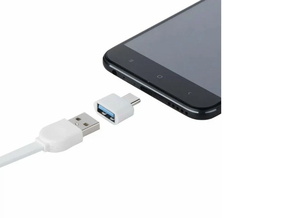 Mini Adaptateur USB Type C Male vers USB 3.0 Femelle OTG Universel Noir - Bild 2 von 4