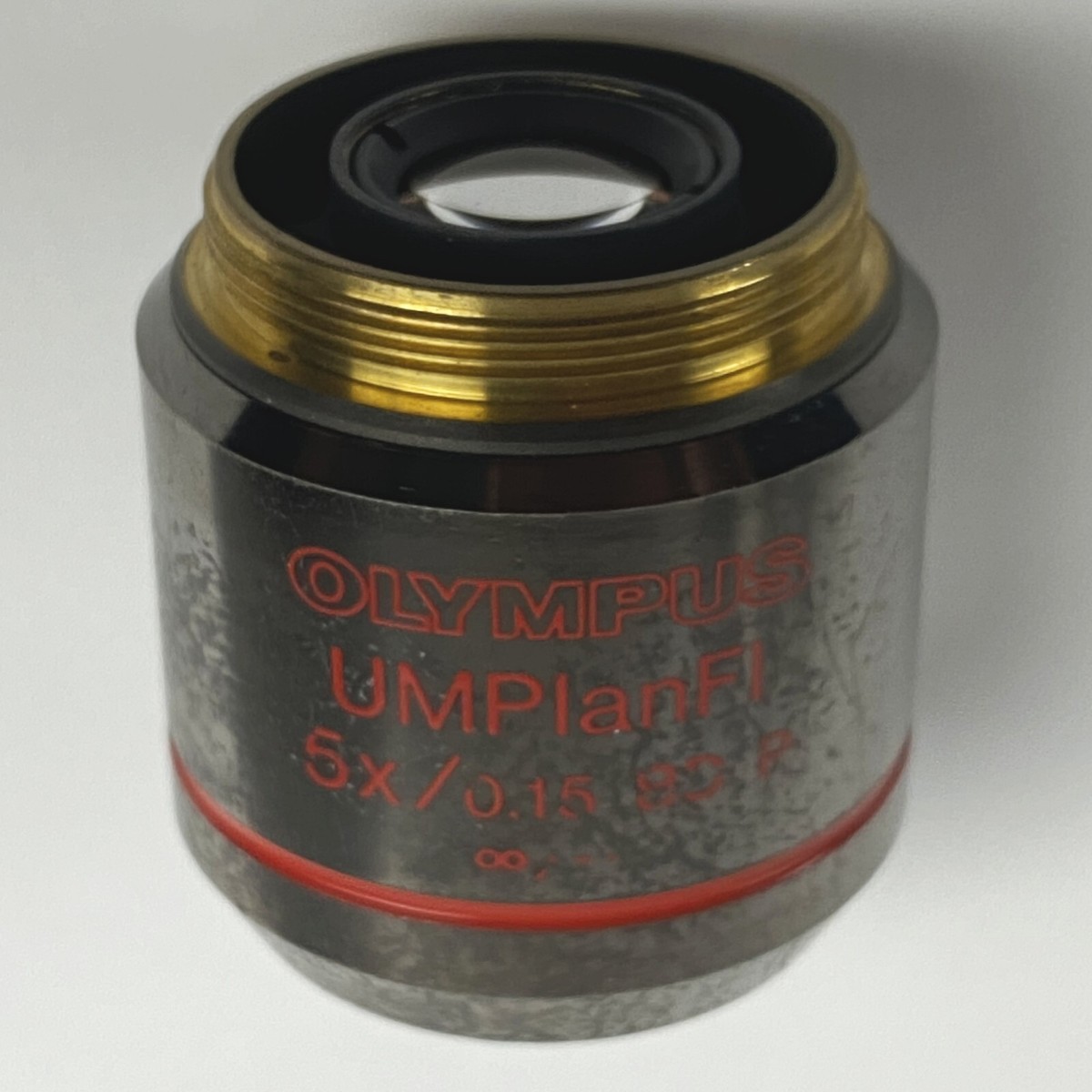 Olympus Microscope Objective UMPlanFL 5x 0.15 BD P Infinity Olympus Microscope Objective UMPlanFL 5x 0.15 BD P Infinity