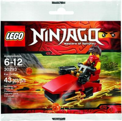 LEGO NINJAGO Kai Drifter Polybag Set #30293 - Brand New & Sealed - BOX-23
