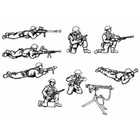 HAT WWII BRITISH MACHINE GUN & CREW - 1:72 SCALE Figures War gaming-1-Sprue-8228