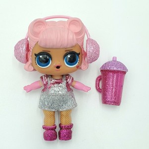 lol doll pink glitter hair