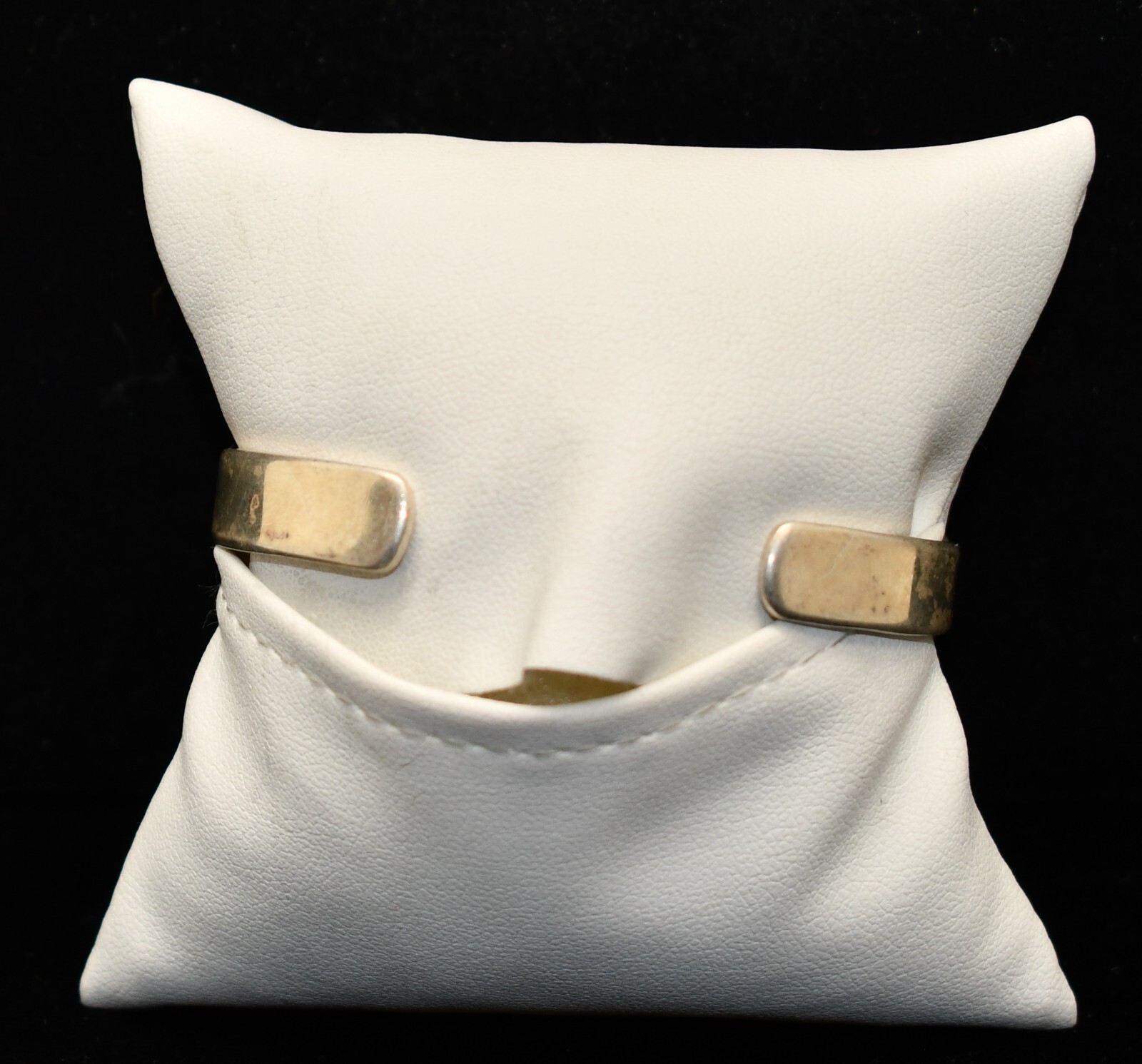 Sterling Silver Simple Circle Design Cuff Bracele… - image 4