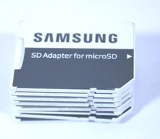 Samsung MicroSD (Micro SD ) To SD HC SDHC Memory Card Adapter Reader (QTY 8)