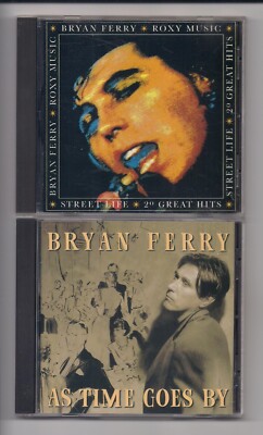 BRYAN FERRY & ROXY MUSIC - Lot of 2 CD's: As time goes by & Street life 20 hits