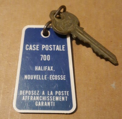 Vintage Unknown Hotel Halifax Nova Scotia Key Fob Plastic Tag 