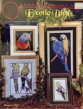 Exotic Birds Colorful Cross Stitch Pattern Booklet from Cross My Heart