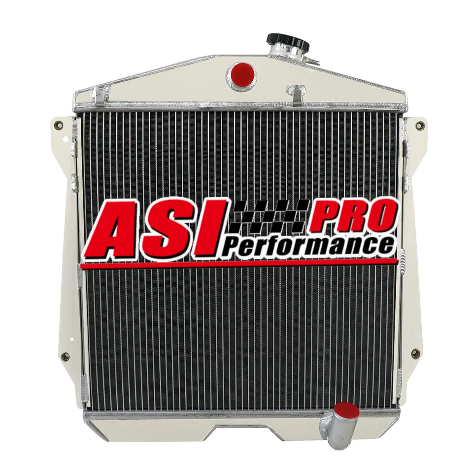 3 core Radiator for 1943~1948,1947 Chevy Fleetline FleetMaster Stylemaster L6 Foto 2 de 4