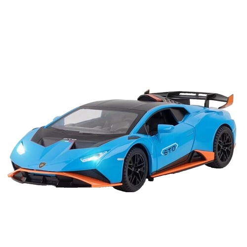 Modèle Réduit Lamborghini Revuelto 1/36 Bleu - Diecast Metal, Neuf En Boîte