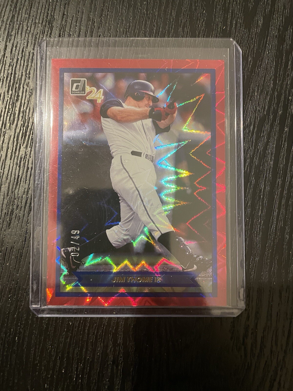 2024 Donruss  - Jim Thome /49 - Blue Foil Xplosion Action All-Stars  Cleveland