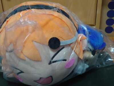 Love Live! Rin Hoshizora Sonic Hyper Jumbo Nesoberi Plush Doll SEGA