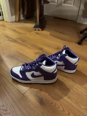 Size 11 - Nike Dunk High Varsity Purple