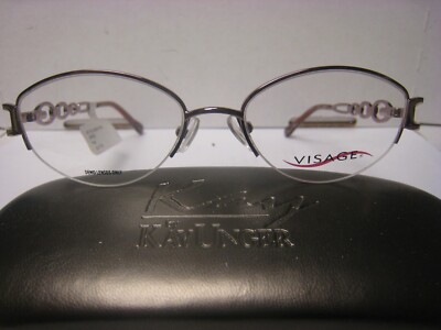VISAGE  Eyeglass Frames JERSEY Style  in PINK   52-17-130-35V With Generic Cs