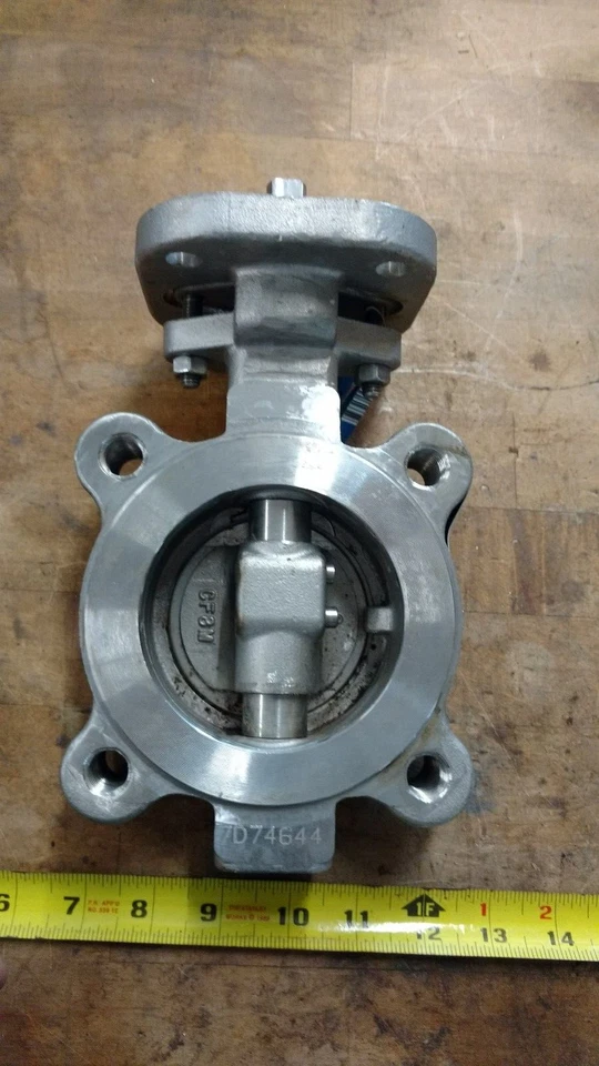 Válvula mariposa estilo orejetas POWELL 3" ALTO RENDIMIENTO FIG. 3.0 1572QMWTXXX, CF8M Foto 3 de 4