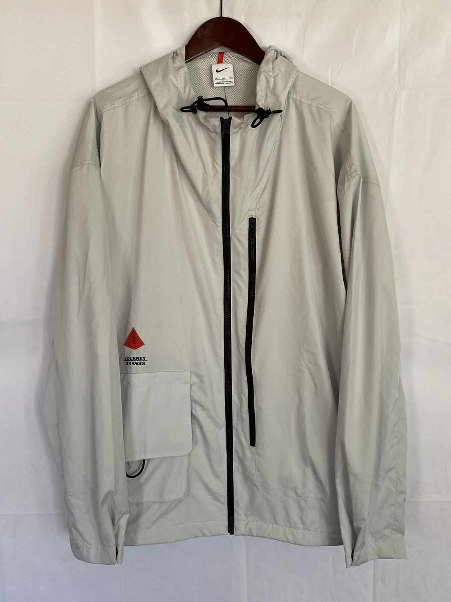 Nike Kyrie Irving Lightweight Sportswear Jacket Grey DA6694 025 Mens Size XXL