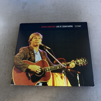 Live at Cedar Rapids 12/10/87 by John Denver (CD 2010 2 Disc, Collectors Choice)