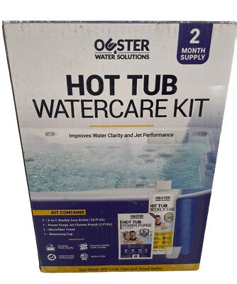 Ouster Hot Tub Watercare Kit 2 MONTH SUPPLY **NEW**