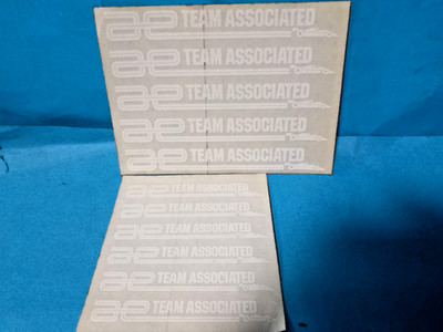 TEAM ASSOCIATED Adesivi Decalls  accessori x modellismo RC MOdellismo dinamico