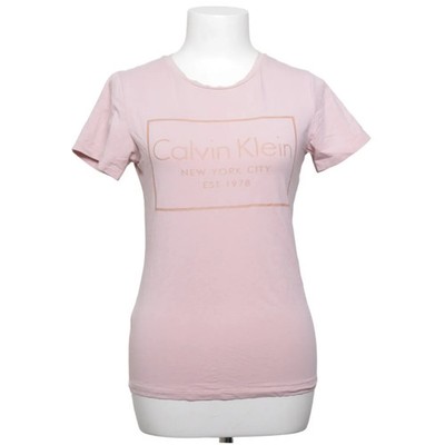 Calvin Klein Jeans, T-shirt, Größe: XS, Pink, Baumwolle/Elasthan, Print #PzV