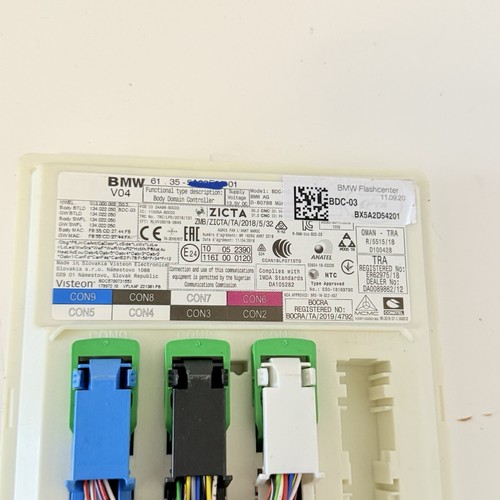 2021 BMW 228 BODY DOMAIN CONTROL MODULE FUSE BOX BDC UNIT OEM - Picture 2 of 9