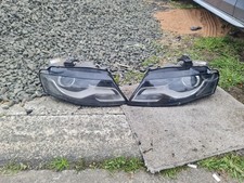 Audi A4 B8 Sline Xenon Headlights Left Right Pair 2010 with DRLS OEM