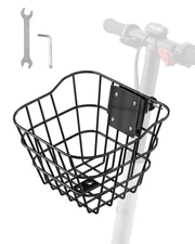 VEVOR Front Bike Basket Electric Scooter Basket with Fixed Bracket Kids/Adult