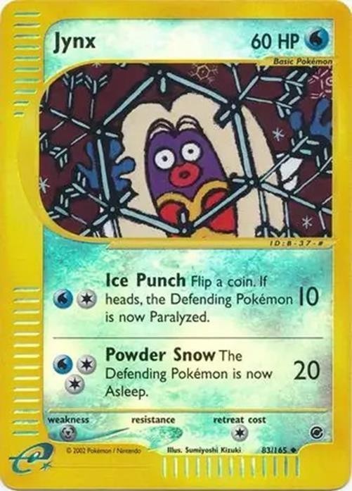 Jynx 083/165 Expedition Base Set Reverse Holo