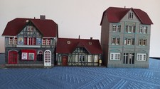 Konvolut Stadthäuser patiniert und gesupert Spur H0 1:87 Kibri, Faller