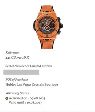 Hublot Big Bang Unico 42mm Orange Ceramic 441.CU.5910.RX Limited Edition of 250 19