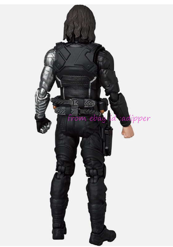 Perfect Medicom Mafex No.203 Winter Soldier Action Figure In Stock