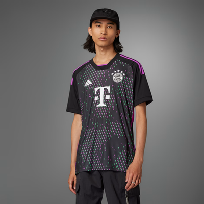 adidas Bayern Munich 23/24 Away Jersey Black/Purple HR3719 Men's