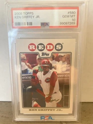 2008 Topps - Ken Griffey Jr #580 PSA 10