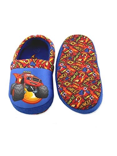 NICKELODEON BLAZE AND THE MONSTER MACHINES BOYS TODDLER PLUSH SLIPPERS Foto 3 de 4