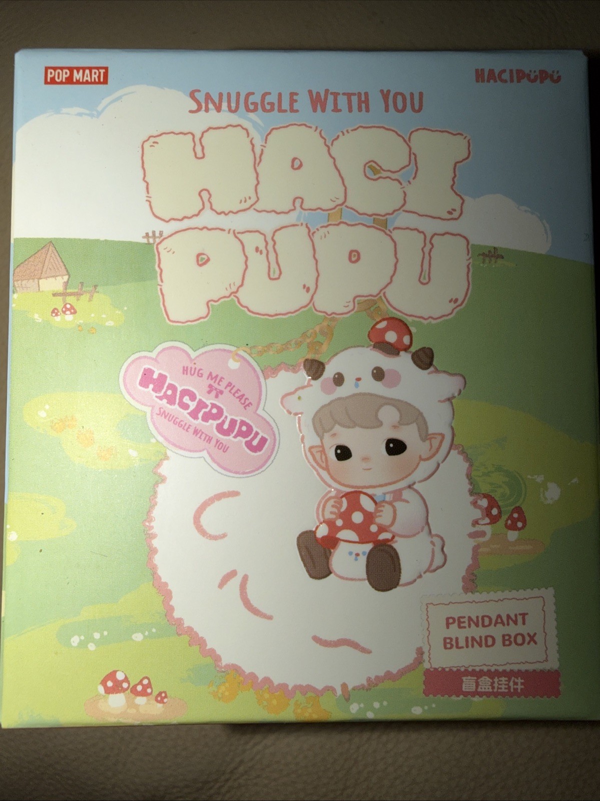 GENUINE POP MART Snuggle With You HaciPupu Pendant Blind Box