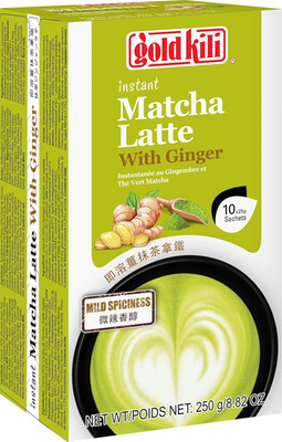 Instant Matcha Ingwer Latte Pulver 10 x 25 g, verschiedene Sorten
