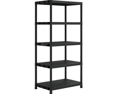 Kunststoffregal Keter schwarz 187x90x60 cm 5 Böden Tragkraft 400 kg