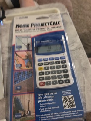 Home Project Calculator 8510 Do-It-Yourself Project Calculator NEW
