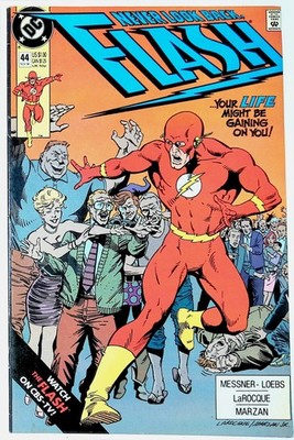 FLASH 'never Look Back' #44 VOL. 2 DC COMIC BOOK 1990