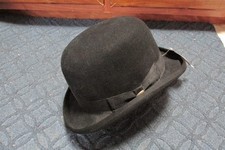 DERBY WOOL FELT BOWLER HAT/ BLACK M