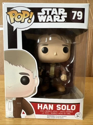 Funko Pop Star Wars The Force Awakens #79 Han Solo Used Minor Box Damage