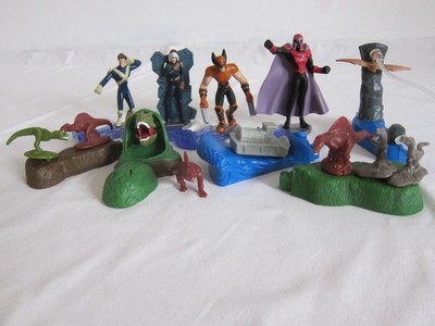 Jurassic Park III 3, X-Men Evolution, Figures, Burger King Europe 2001