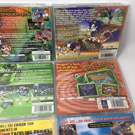 Sega Dreamcast Scratched Untested Lot Of 11 Games Sonic Adventures 1 & 2 NBA NFL